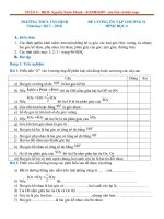 TOÁN 6  đề cương ôn tập chương II (2017 2018)