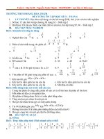 Đề cương ôn tập học kỳ II toán 6 (20172018)
