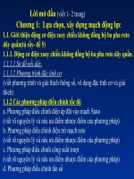 Hướng dẫn làm đồ án môn điện tử công suất