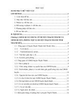 Tìm hiểu công tác Cải cách hành chính nhà nước tại UBND huyện Thạch Thành, tỉnh Thanh Hóa