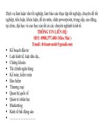 Khóa luận Hoàn thiện tổ chức công tác kế toán doanh thu, chi phí và xác định kết quả kinh doanh tại công ty cổ phần xây dựng và thương mại Tam Long