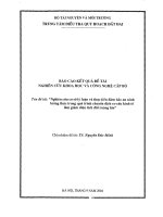 NGHIÊN cứu cơ sở lý LUẬN và THỰC TIỄN đảm BẢOAN NINH LƯƠNG THỰC TRONG QUÁ TRÌNH CHUYỂN DỊCH cơ cấu KINH tế làm GIẢM DIỆN TÍCH đất RUỘNG lúa 