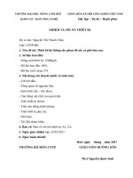 Thiết kế hệ thống sấy phun cafe