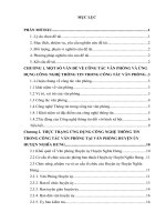 Ứng dụng công nghệ  thông tin vào hoạt động văn phòng của văn phòng huyện ủy huyện nghĩa hưng