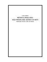 giao trinh phay bao mặt phẳng bac ranh cat dut