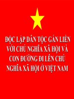 Bai 2 Chu nghia Xa hoi va phuong huong di len Chu nghia Xahoi o Viet Nam