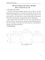 Đồ án Kỹ thuật thi công 2Trường ĐHXD