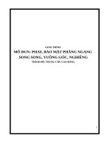 giao trinh phay bao mat phang song song vuong goc nghieng