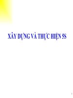 Lý thuyết căn bản về 5S và thực hiện 5S