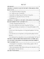 Vai trò của tổ chức công đoàn cơ sở trong doanh nghiệp ở Việt Nam hiện nay