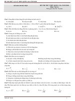 HOT Đề thi thử Vật lý THPT Quốc gia 2018 Sở Hà Nội (có lời giải chi tiết) Nguồn VẬT LÝ PHỔ THÔNG