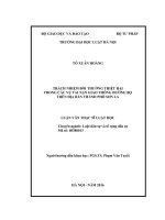 Trách nhiệm bồi thường thiệt hại trong các vụ tai nạn giao thông đường bộ trên địa bàn thành phố sơn la  