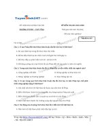 ĐỀ THI THỬ ĐẠI HỌC MÔN LỊCH SỬ truong THPT tinh ha bac