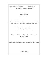 Trách nhiệm công vụ của quan lại theo pháp luật thời nguyễn ở việt nam (giai đoạn 1802   1884)  