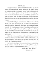 VIẾT PHẦN MỞ ĐẦU TRONG TIỂU LUẬN