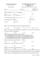 Đề thi thử môn Toán 2018 THPTQG trường THPT Ân Thi – Hưng Yên lần 1