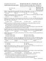 TỔNG HỢP 50 ĐỀ THI THỬ THPT QUỐC GIA MÔN SINH HỌC 2018 CÓ GIẢI CHI TIẾT