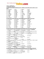 bai tap tieng anh lop 10 unit 8 community