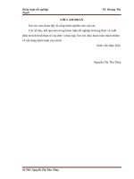 Công tác quản trị khoản phải thu tại công ty trách nhiệm hữu hạn kim sơn – thực trạng và giải pháp