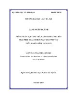 Phòng ngừa tội tàng trữ, vận chuyển, mua bán trái phép hoặc chiếm đoạt chất ma túy trên địa bàn tỉnh Lạng Sơn