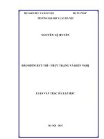 Bảo hiểm hưu trí - Thực trạng và kiến nghị