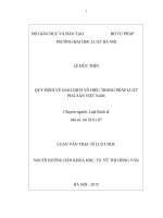 Quy định về giao dịch vô hiệu trong pháp luật phá sản Việt Nam