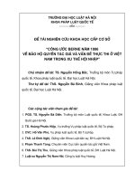 Công ước Berne năm 1886 về quyền bảo hộ quyền tác giả và vấn đề thực thi ở Việt Nam trong xu thế hội nhập