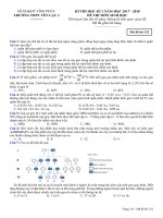 ĐỀ THI THỬ THPT QUỐC GIA MÔN SINH HỌC 2018 CÓ GIẢI CHI TIẾT yen lac 2   vinh phuc nam 2018