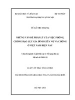 Những vấn đề pháp lý của việc phòng, chống bạo lực gia đình giữa vợ và chồng ở việt nam hiện nay  