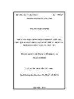 Những dấu hiệu không được bảo hộ là nhãn hiệu theo quy định của pháp luật sở hữu trí tuệ việt nam   một số vấn đề lý luận và thực tiễn  