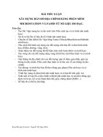 Xây dựng bản đồ địa chính bằng phần mềm microstation và famis từ số liệu đo đạc