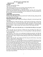 giáo án ôn thi vào lớp 10 THPT môn ngữ văn hay