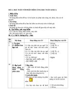 Giáo án môn tin học lớp 3  học TOÁN với PHẦN mềm CÙNG học TOÁN