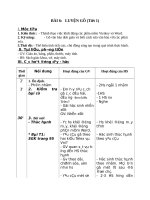 Giáo án môn tin học lớp 3  LUYỆN gõ CHỮ