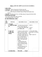 Giáo án môn tin học lớp 3  gõ CHỮ