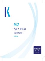 ACCA p2 kaplan pocket notes 2016 