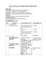 GIÁO ÁN TIN HỌC LỚP 3 CHI TIẾT