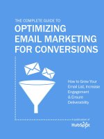 The complete guide to optimizing email marketing for conversions 