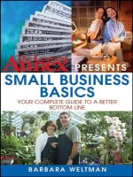 Small business basics your complete guide to a better bottom line barbara weltman john wiley 