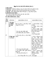 Giáo án môn tin học lớp 3  DI CHUYỂN HÌNH