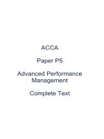 ACCA p5 complete text 2016 