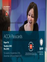 ACCA 2017 BPP PASSCARD f6