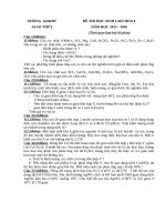 đề và đáp án thi HSG môn Hóa Học lớp 8 Giao Thuỷ