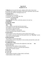 Giáo án tiếng anh lớp 1   u18 