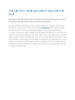 Học lập trình cơ bản qua video hướng dẫn hiệu quả