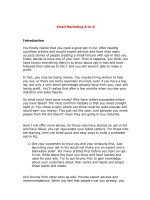 Email marketing a to z 