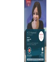 Acca p6 advanced taxation UK FA 2016 bpp revision kit applicable upto march 2018 