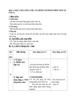 Giáo án môn tin học lớp 3  học làm CÔNG VIỆC GIA ĐÌNH với PHẦN mềm TIDY UP