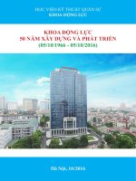 Khoa động lực 50 năm xây dựng và phát triển