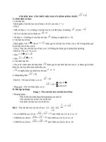 CĂN bậc HAI  căn THỨC bậc HAI và HẰNG ĐẲNG THỨC